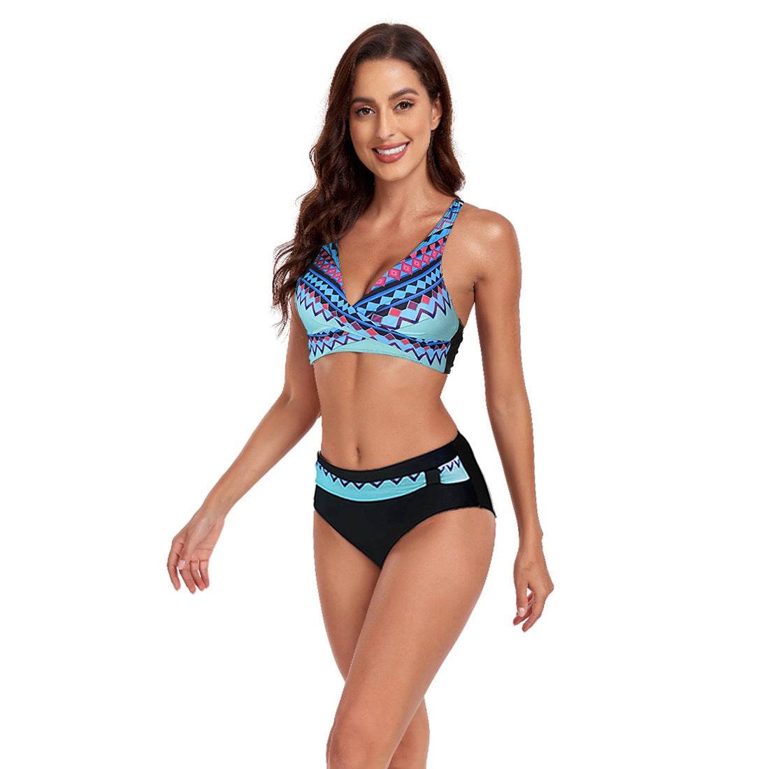 New Beach Split Swimsuit Summer Lady Sexy Halter Bikini - Velora