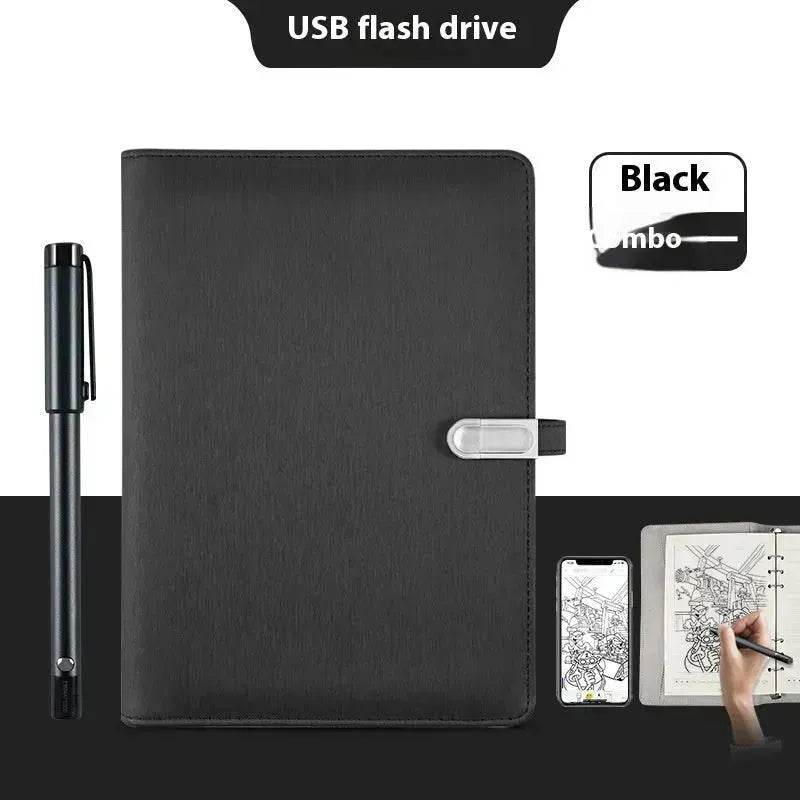 Handwriting Paper Screen Synchronization Smart Fingerprint Lock A5 Notebook - Velora