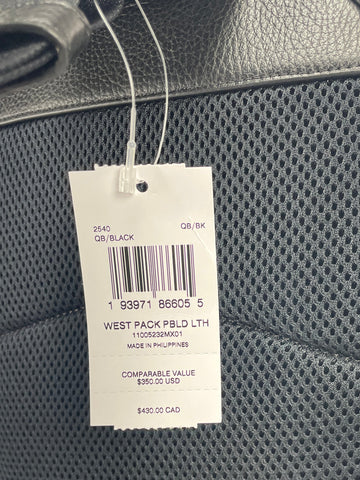Coach West Black Pebbled Leather Sling Bag (2540)
