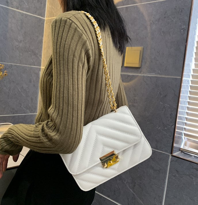 Chanel Style Chain Crossbody Bag for Women