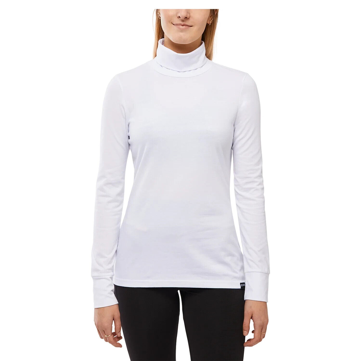 Kombi Women's Turtleneck Fleece Base Layer Tops Size: Large - Velora