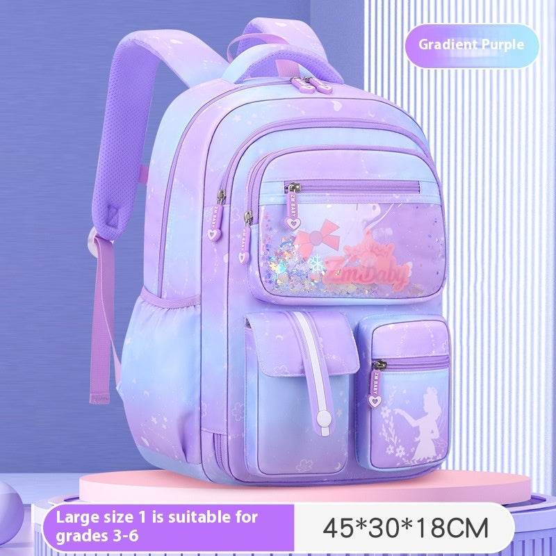 Children’s Cartoon School Bag – Load-Reducing Backpack - Velora