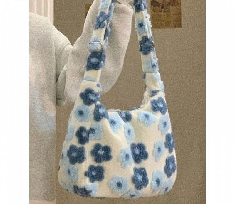 New Large Capacity Fur Bag Women's Bag Casual All-matching