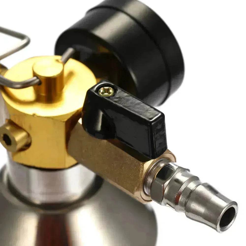 Automotive Air Conditioner System Flush Canister Gun Kit Pipe Maintenance Bottle - Velora