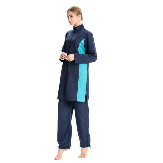 ArabSwimsuit Southeast Asia Hui Conservative Three-piece Suit Sportswear Swimming Suit - Velora