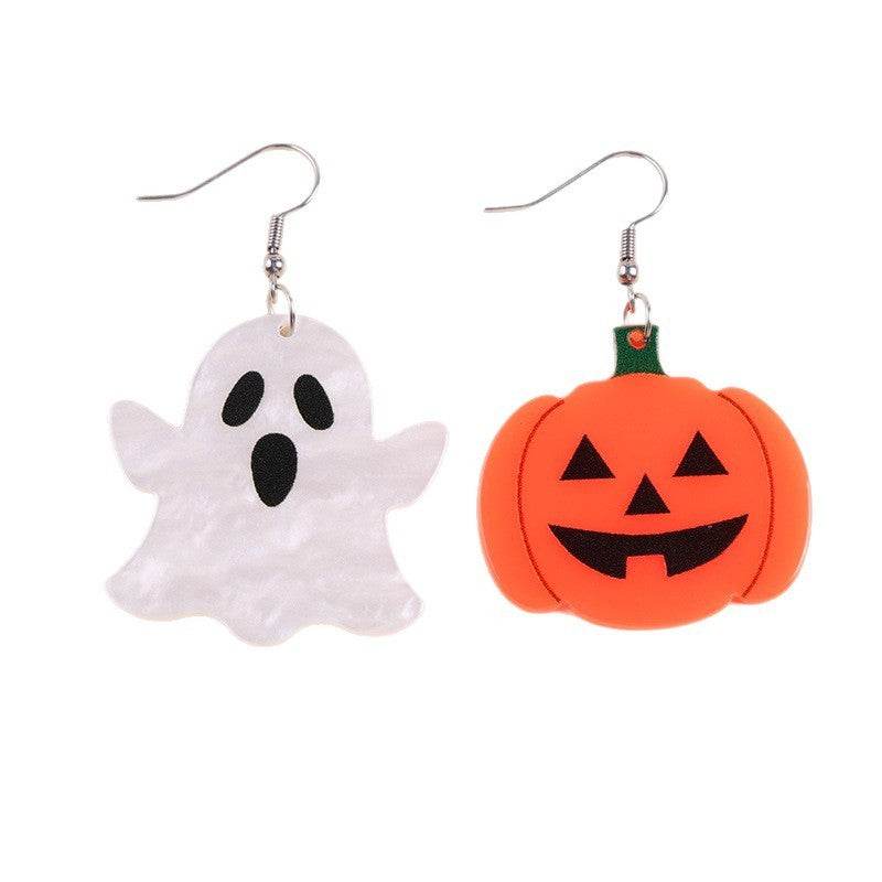 European And American Halloween Series Acrylic Earrings Color - Velora