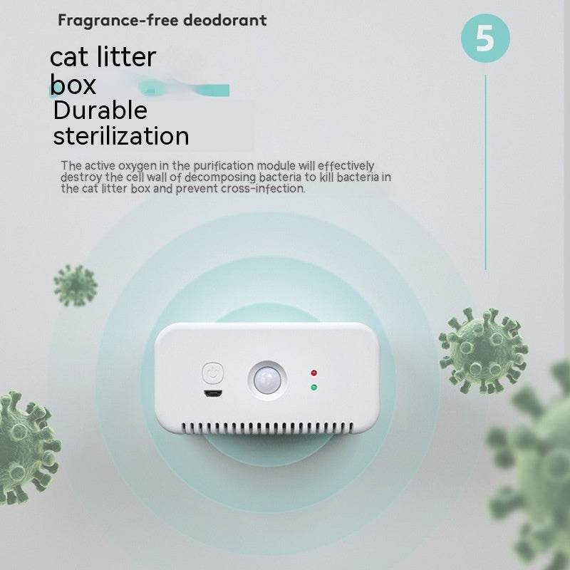 Smart Cat Litter Box Pet Deodorizer Pet Air Purifier - Velora