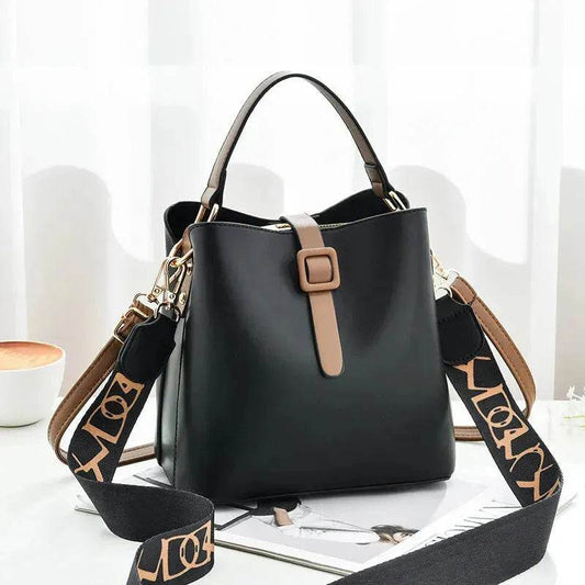 Bucket Bag Fashion Shoulder Bag Cross-body Female Handbag - Velora