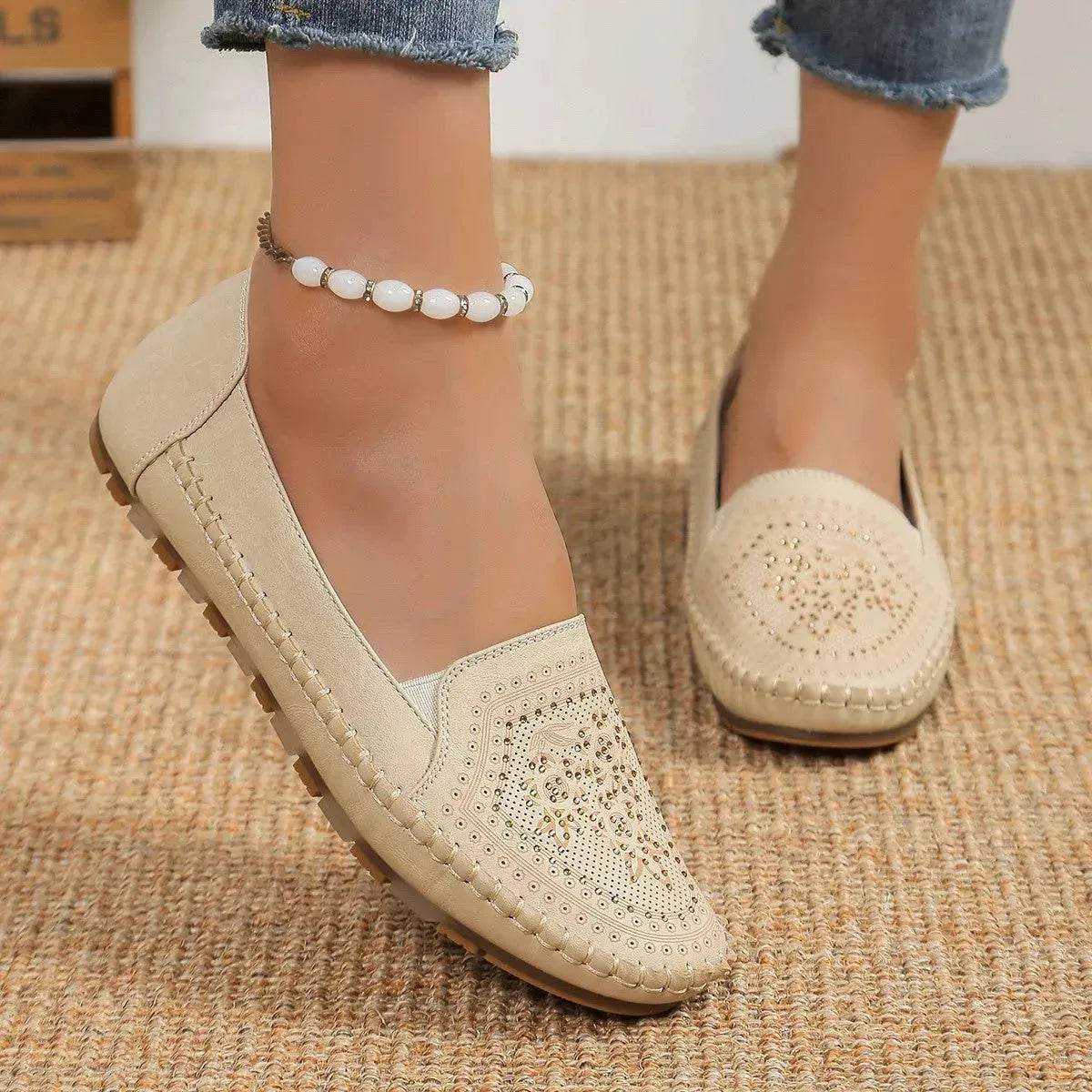 Formal Work Loafer Flat shoes for Women - Velora