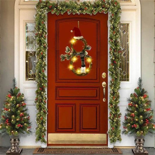 Christmas Decorations Christmas Lights Decoration Vine Circle - Velora