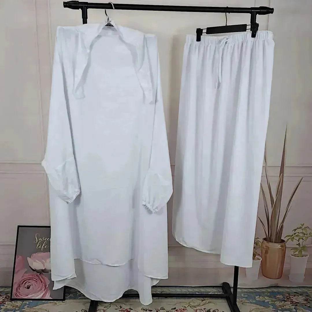 Casual Plain Umrah and Haji Abaya Robe Dress for ArabArab Middle East Women - Velora