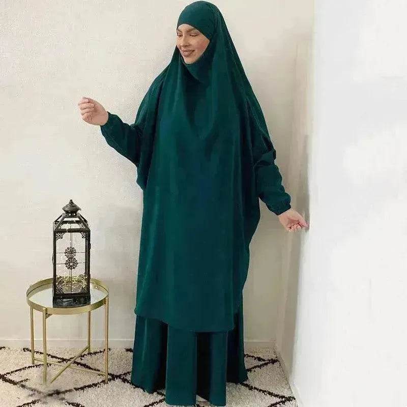 Casual Plain Umrah and Haji Abaya Robe Dress for ArabArab Middle East Women - Velora