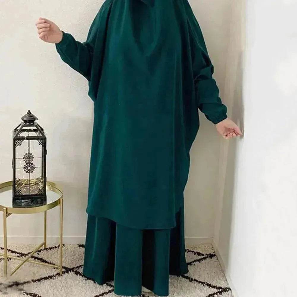 Casual Plain Umrah and Haji Abaya Robe Dress for ArabArab Middle East Women - Velora