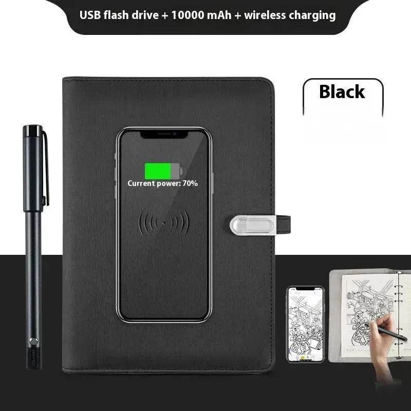 Handwriting Paper Screen Synchronization Smart Fingerprint Lock A5 Notebook - Velora