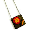 Abstract Geometric Pendant Necklace Handmade - Velora Luxury Fashion