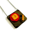 Abstract Geometric Pendant Necklace Handmade - Velora Luxury Fashion