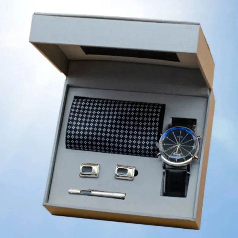 Practical Gift With Hand Gift Business Gift box Suit tie and Wrist Watch - Velora