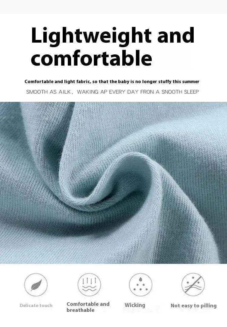 Casual Children's Pure Cotton Cartoon Printed Vest Set Two piece for baby boys - Velora