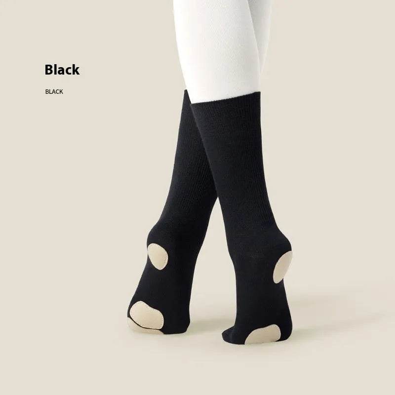 Mid Length Professional Classical Non-slip Dance Practice Socks - Velora