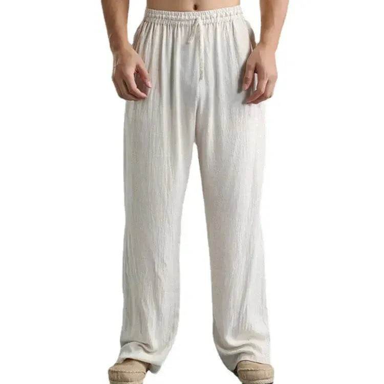 Linen Pants for Men Loose Fit Casual Classic Summer. - Velora