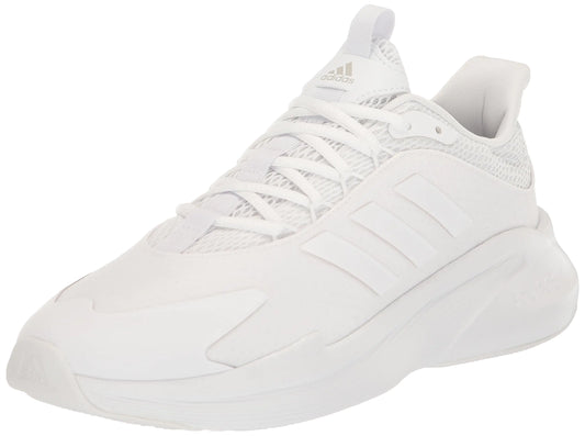 adidas Womens Alphaedge + Sneaker White/White/Grey 10.5 - Velora Luxury Fashion