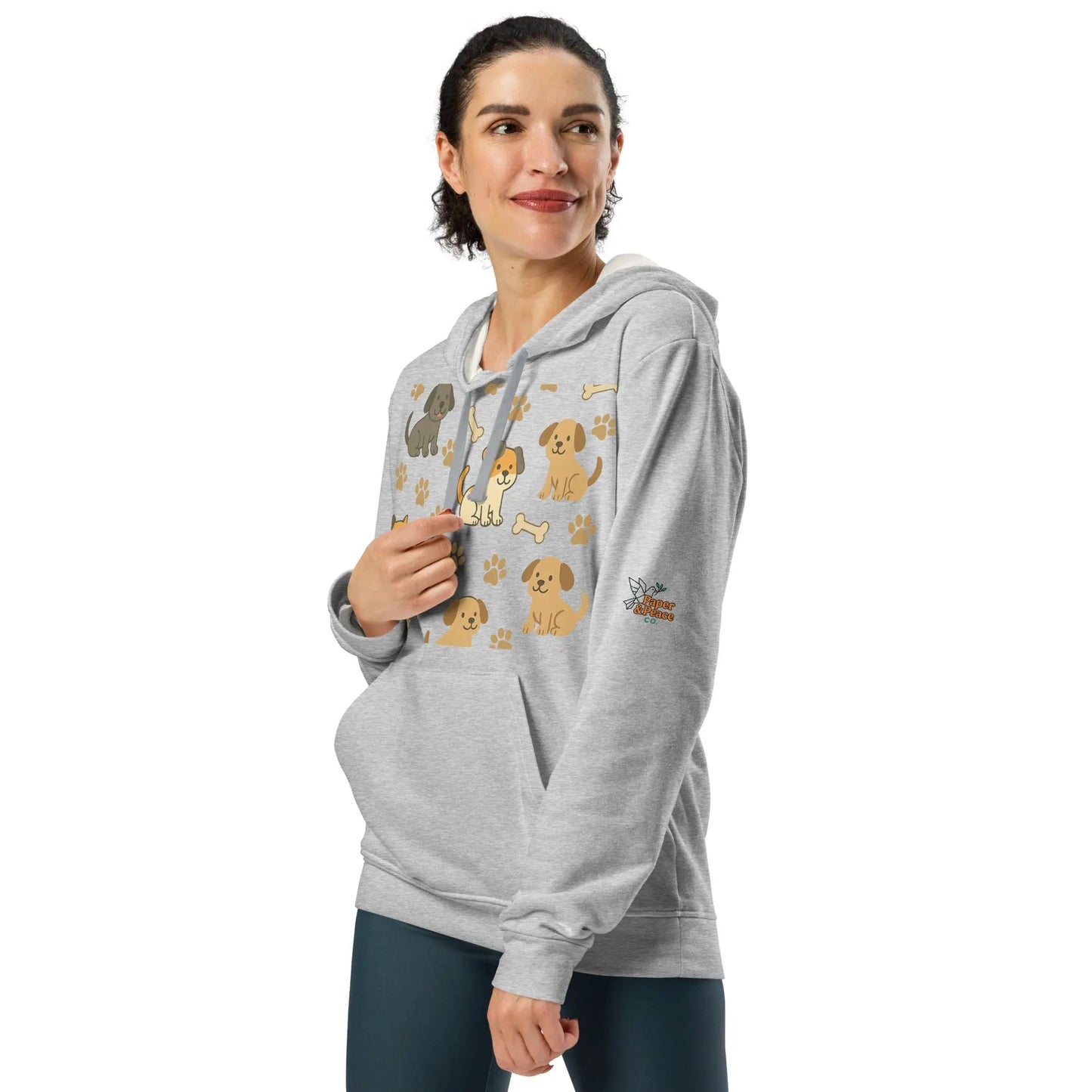 adidas fleece hoodie (Puppie Edition)