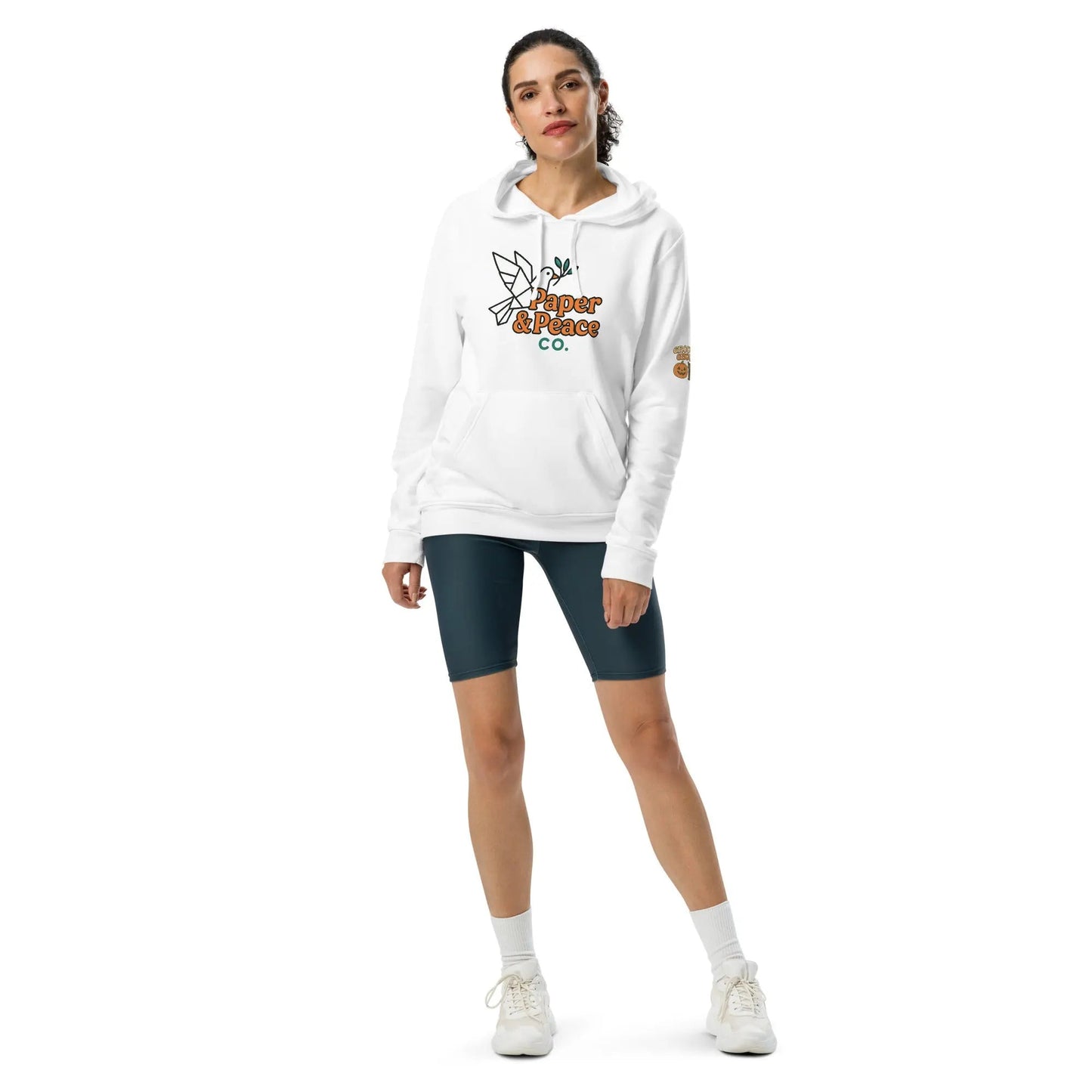 adidas fleece hoodie (peace Edition)💕