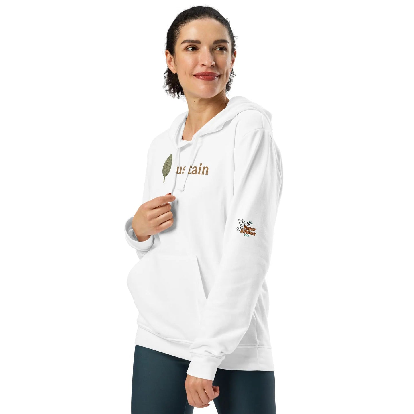 adidas fleece hoodie (peace edition)