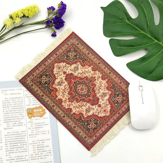 Office mouse pad, Suede fringe mouse pad Hot rubber Bohemian style - Velora