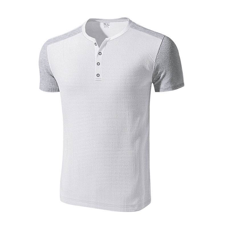 Plus Size Men's Color Block T-shirt - Velora
