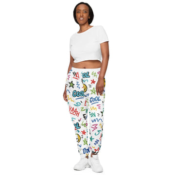 paper peace Unisex track pants - Graffiti