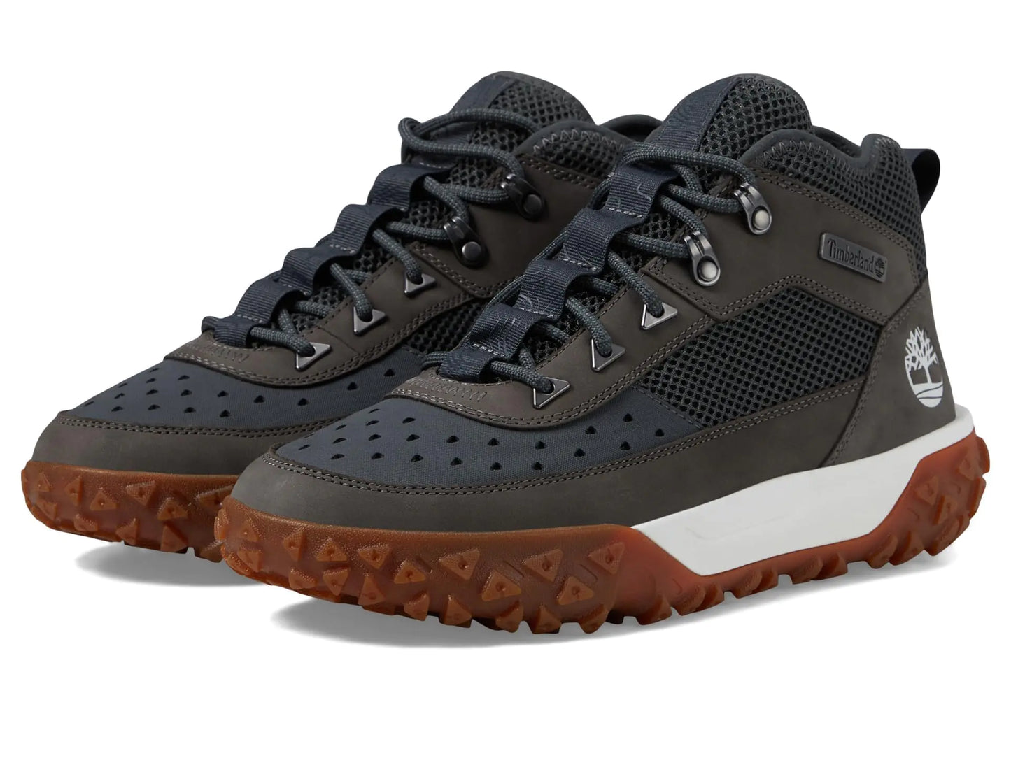 Timberland Mens GreenStride Motion 6 Mid Lace-Up Hiking Shoe Boots Medium Grey 10