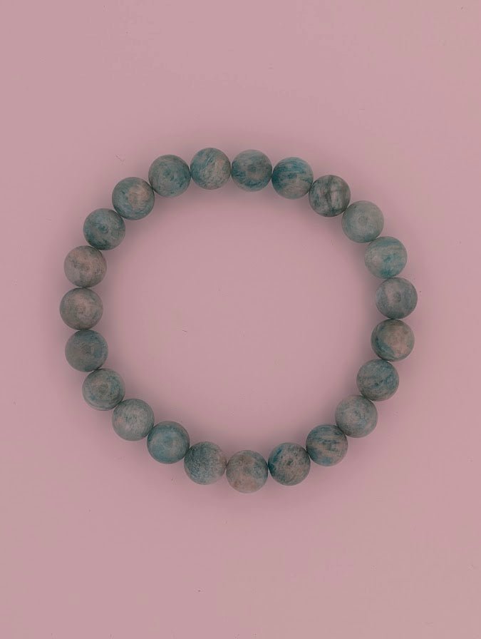Amazonite Bracelet — 8mm & Chip
