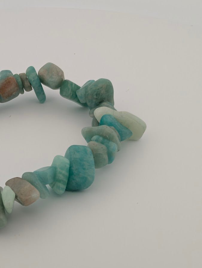 Amazonite Bracelet — 8mm & Chip