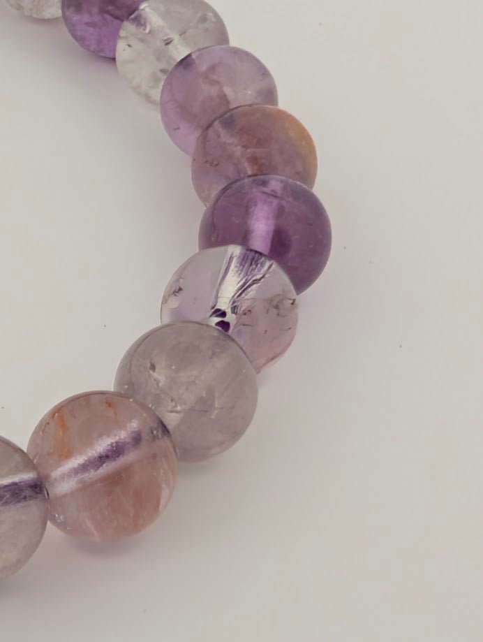 Amethyst Garden Quartz Bracelet — 6mm & 8mm