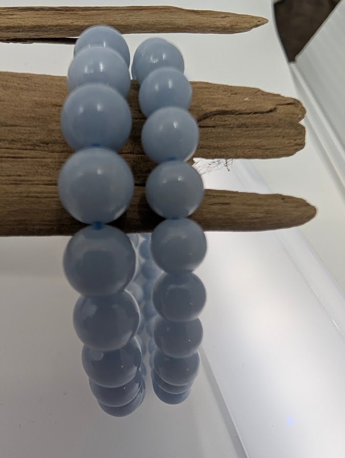 Angelite Bracelet — 6mm & 8mm
