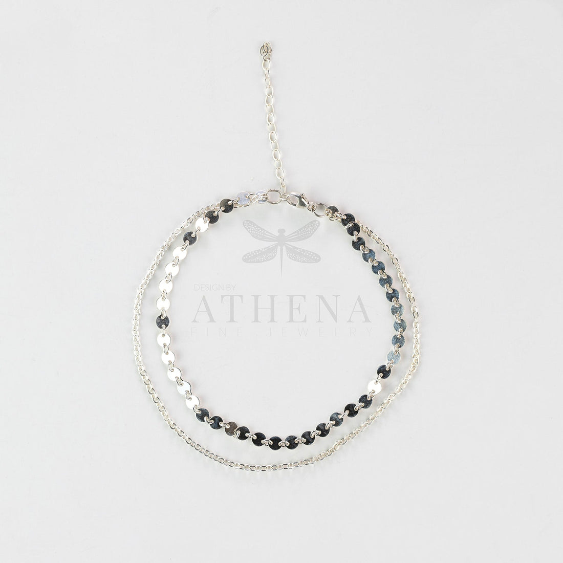 Layering Disc Chain Anklet