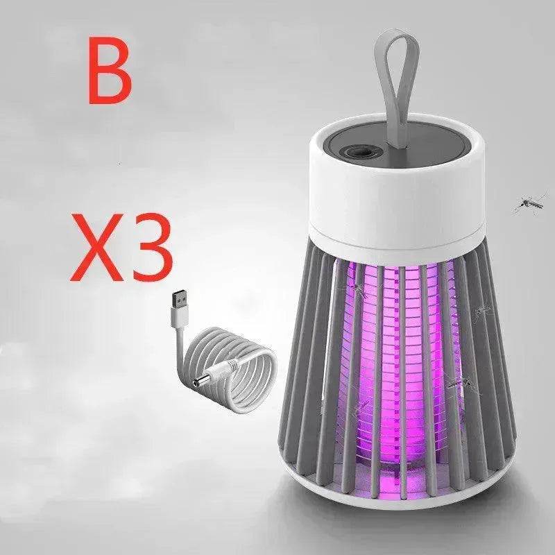 Anti Mosquitoes Portable Electric Mosquito Killer Lamp USB Insect Killer LED Mosquito Trap Bug Zapper Repellent - Velora