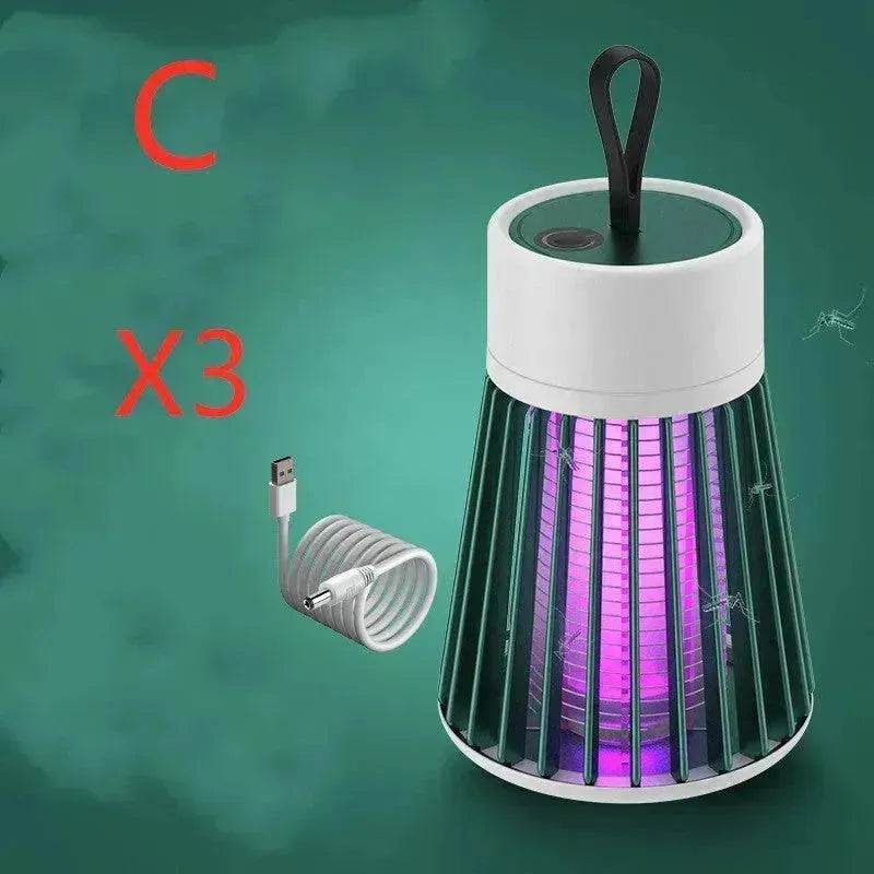 Anti Mosquitoes Portable Electric Mosquito Killer Lamp USB Insect Killer LED Mosquito Trap Bug Zapper Repellent - Velora