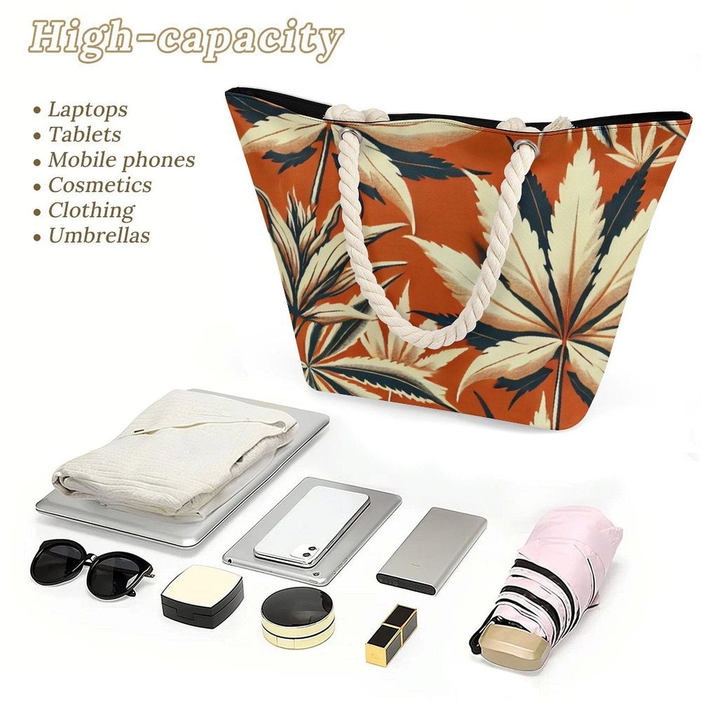 Cali Hemp rope tote bag - Velora