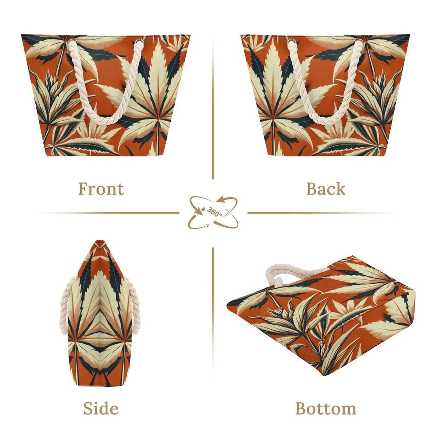 Cali Hemp rope tote bag - Velora