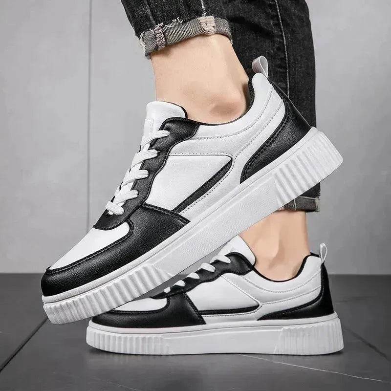 Autumn New Breathable White Shoes For Students Trendy All-Match Platform Sports Casual sneakers for men - Velora