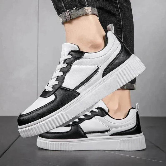 Autumn New Breathable White Shoes For Students Trendy All-Match Platform Sports Casual sneakers for men - Velora