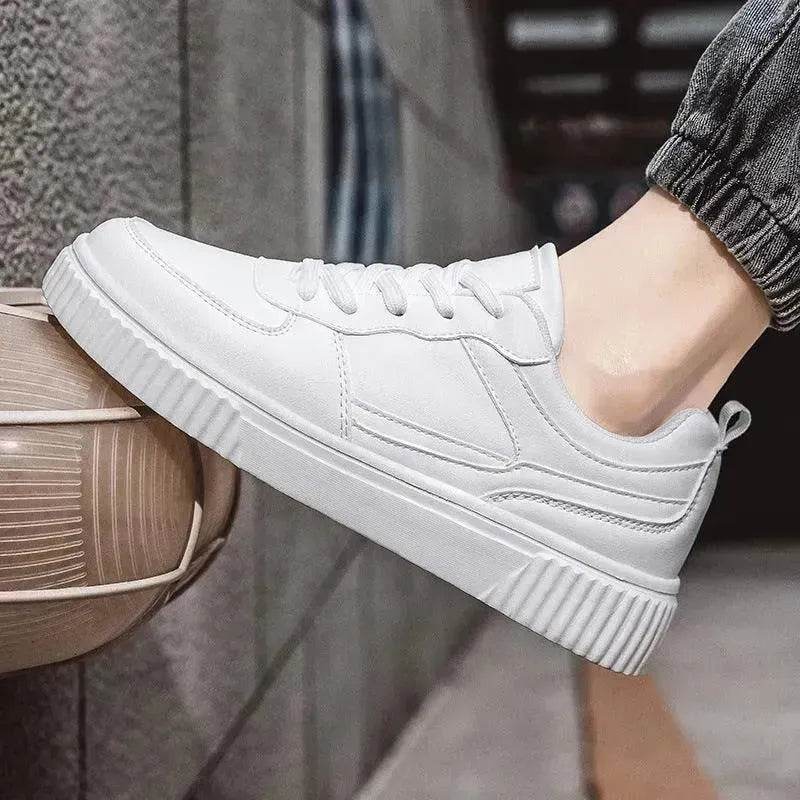 Autumn New Breathable White Shoes For Students Trendy All-Match Platform Sports Casual sneakers for men - Velora