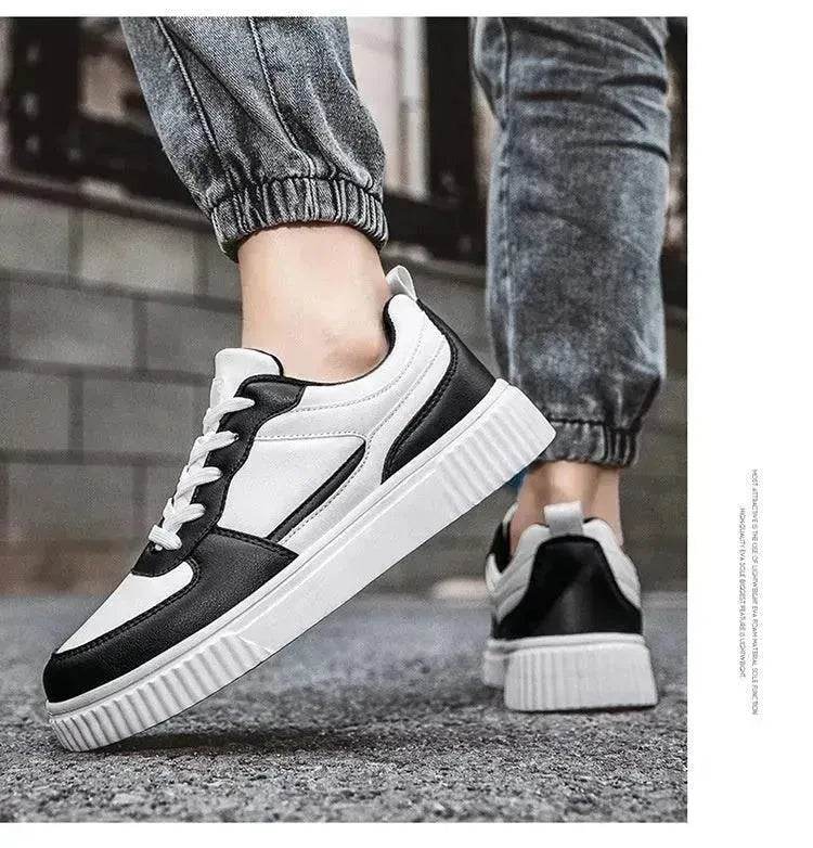 Autumn New Breathable White Shoes For Students Trendy All-Match Platform Sports Casual sneakers for men - Velora