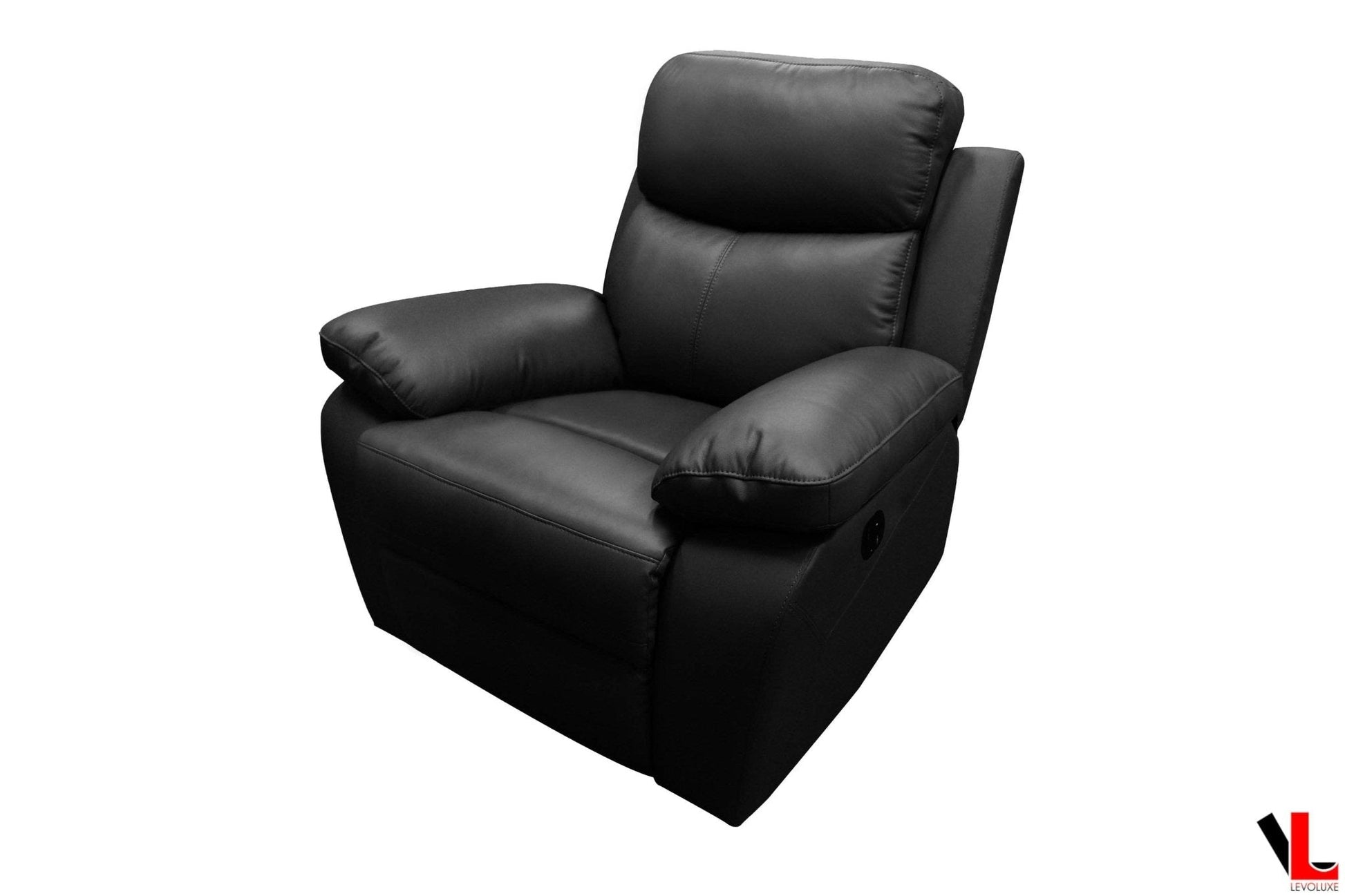 Aveon 38.5" Pillow Top Arm Reclining Chair in Leather Match - Available in 2 Colours - Velora Luxury Fashion