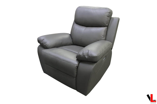Aveon 38.5" Pillow Top Arm Reclining Chair in Leather Match - Available in 2 Colours - Velora Luxury Fashion