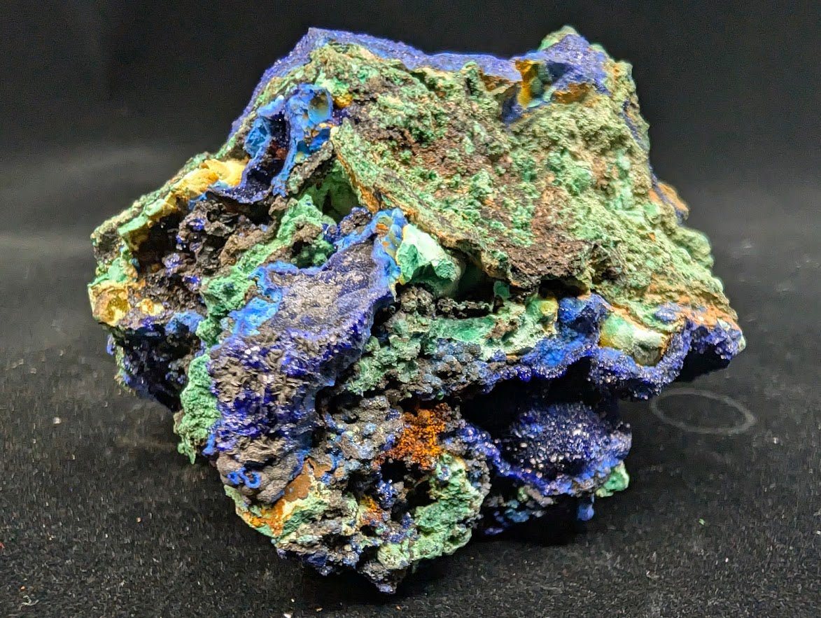 Azurite and Malachite Specimen from Liufengshan Mine – 3 x 2.5in.