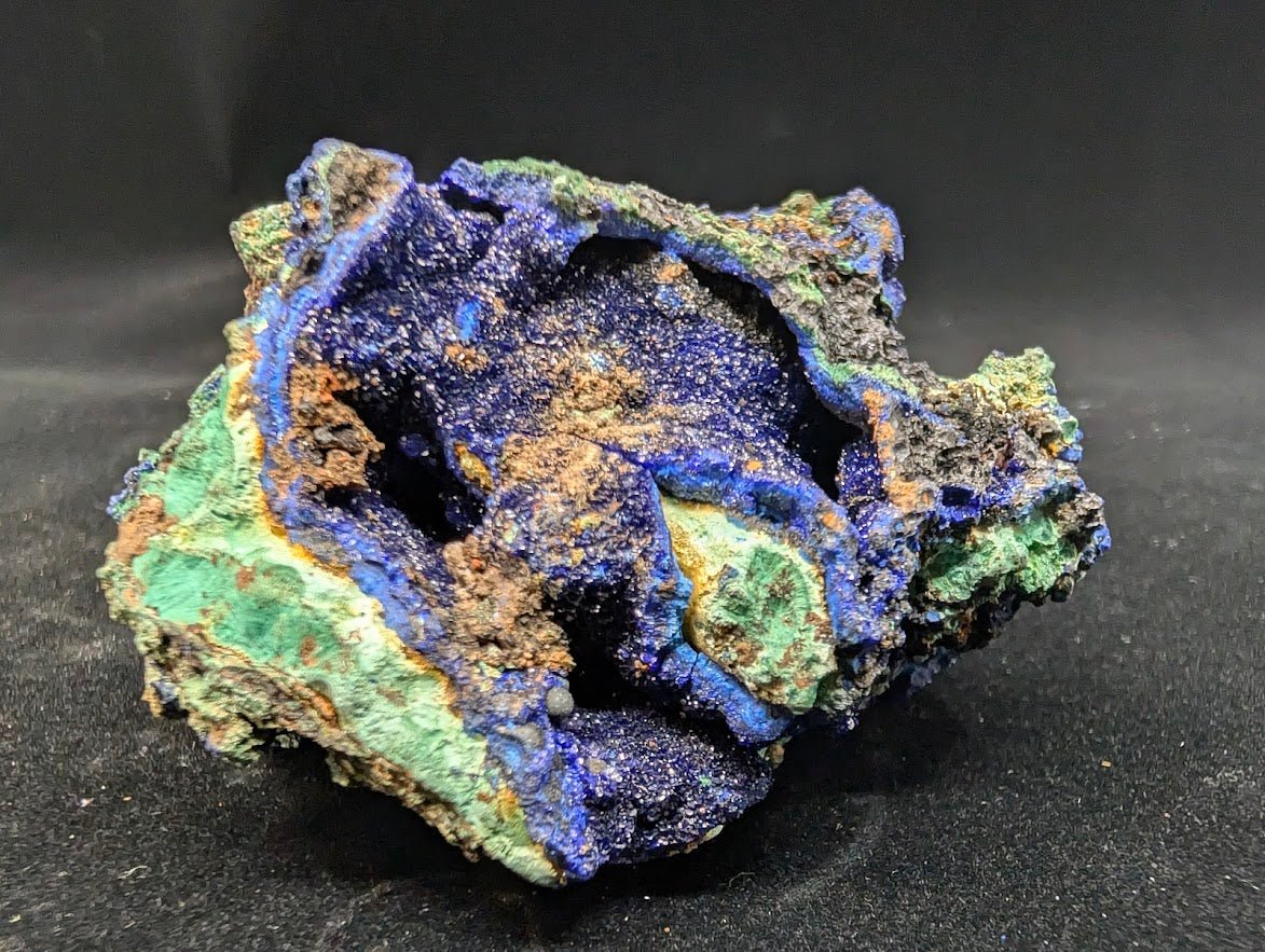 Azurite and Malachite Specimen from Liufengshan Mine – 3 x 2.5in.