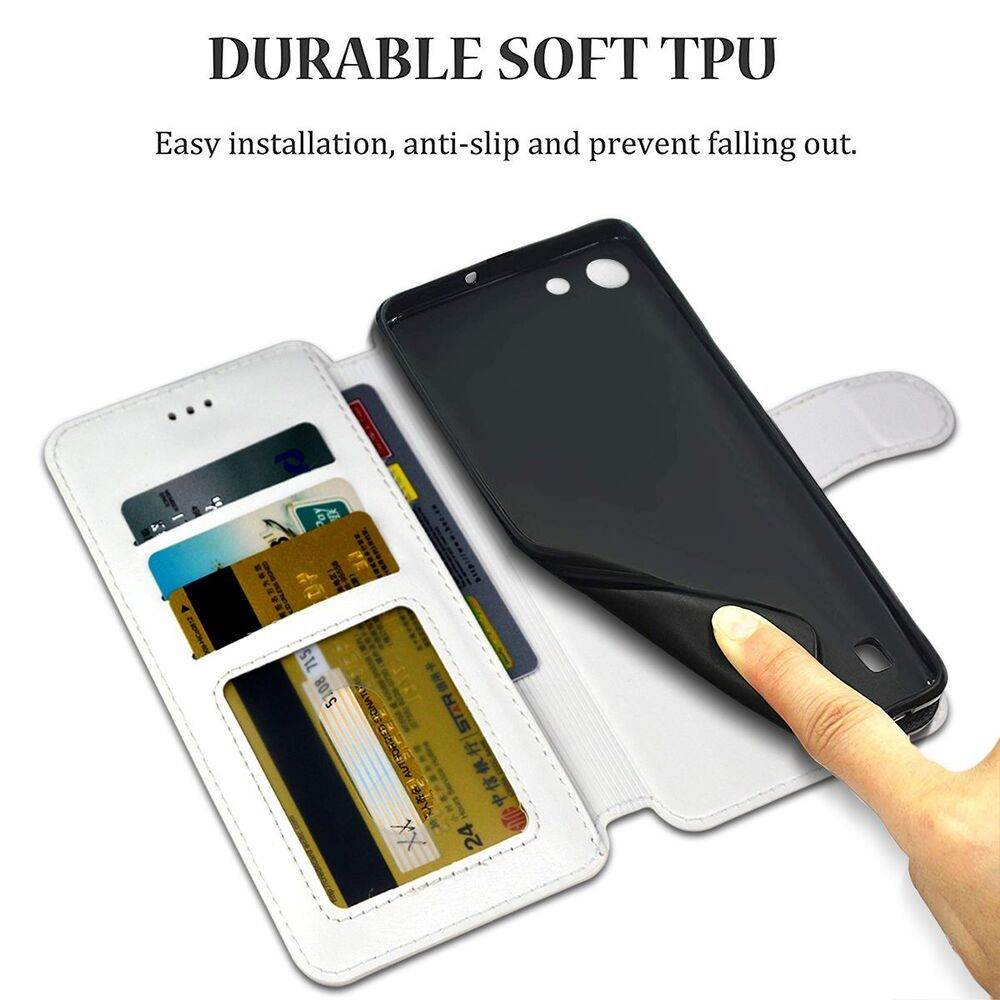 Soft TPU Custom Phone case Flip Card Holder iphone case - Velora